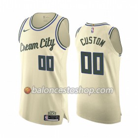 Camiseta Hombre NBA Milwaukee Bucks Personalizadas 2019-20 Nike City Edition Swingman
